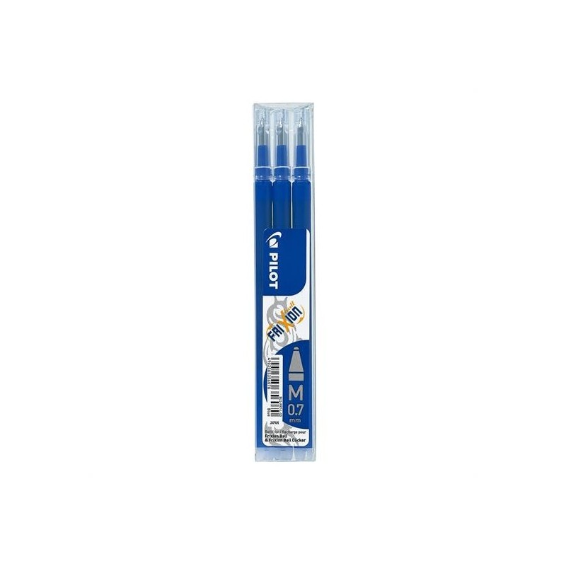 REFIL RICAMBIO PILOT FRIXION PZ. 3 BLU