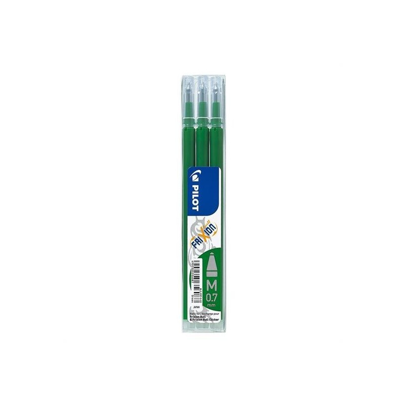REFIL RICAMBIO PILOT FRIXION PZ. 3 VERDE