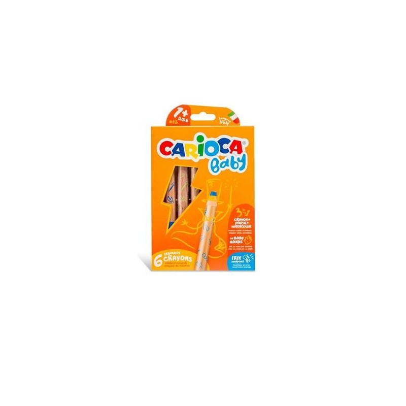MATITONI BABY 3 IN 1 CARIOCA 6 COLORI