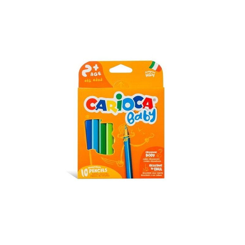 MATITONI TRIANGOLARI BABY CARIOCA CM.11 10 COLORI