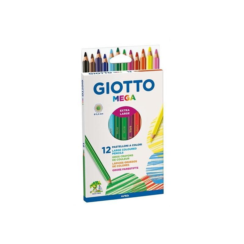 MATITONI GIOTTO MEGA PZ. 12 COLORI