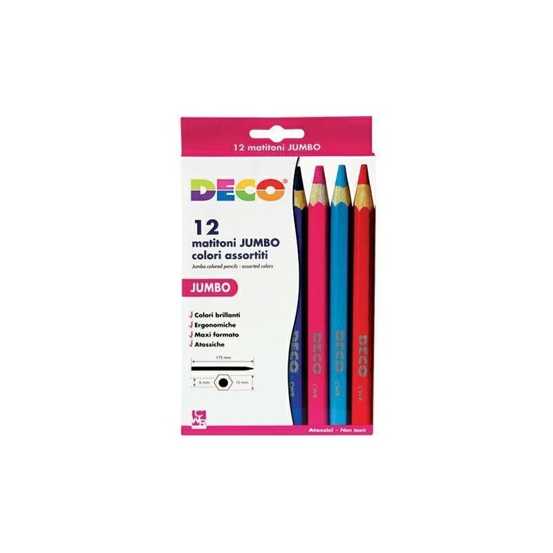 MATITONI MAXI MAMBO JUMBO 12 COLORI