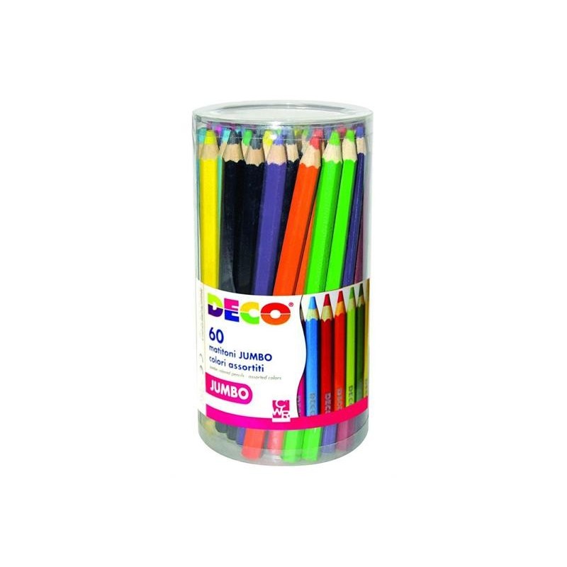 MATITONI MAXI MAMBO JUMBO BARATTOLO 60 COLORI