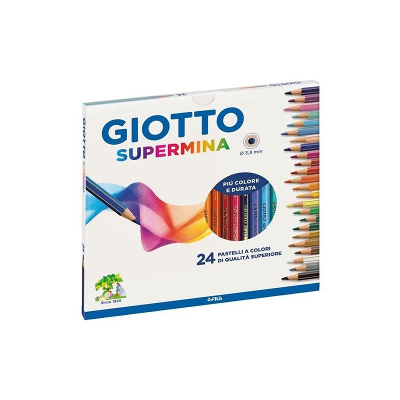 MATITE GIOTTO SUPERMINA 24 COLORI