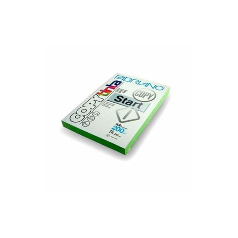 CARTONC.COLORATO A4 GR.200 FG.100 VERDE