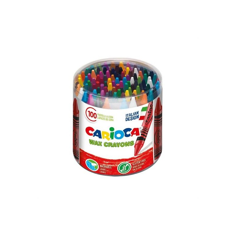 PASTELLI CERA CARIOCA CF.100 BARATTOLO
