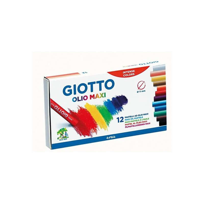 PASTELLI OLIO GIOTTO 12 COLORI