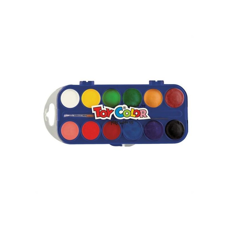ACQUARELLI PASTIGLIE MM.30 12 COL.TOY