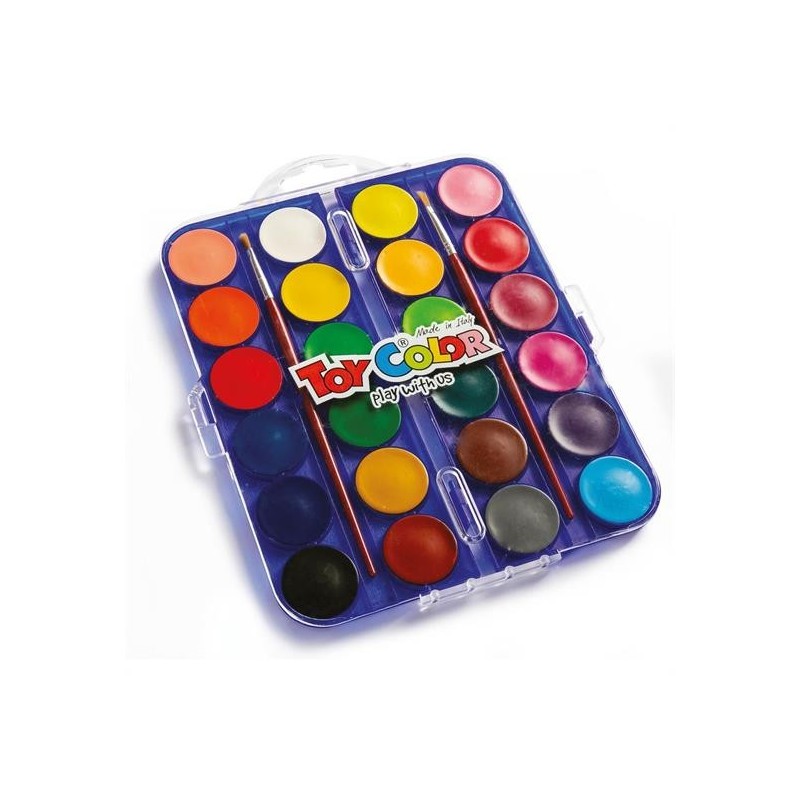 ACQUARELLI PASTIGLIE MM.30 24 COL.TOY