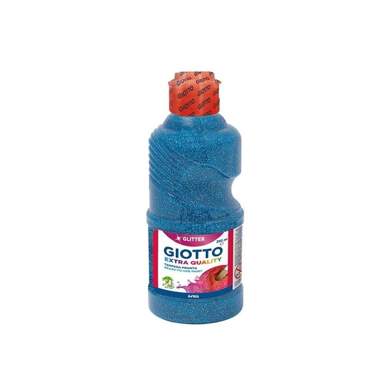 TEMPERA GLITTER GIOTTO ML.250 CYAN