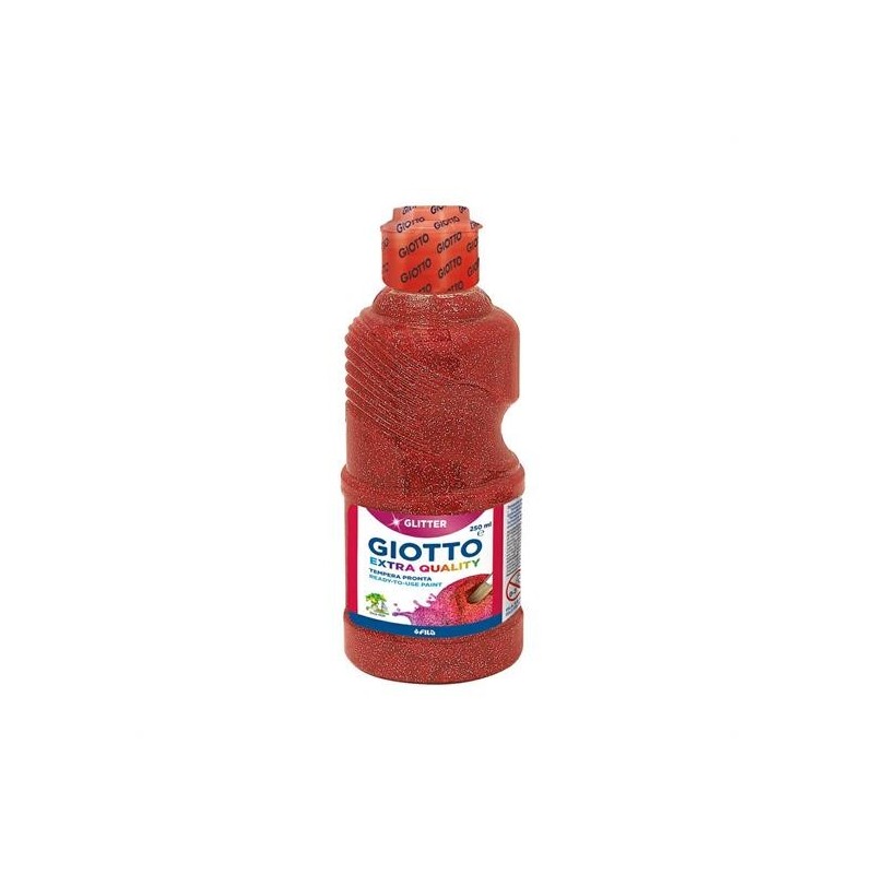 TEMPERA GLITTER GIOTTO ML.250 ROSSO