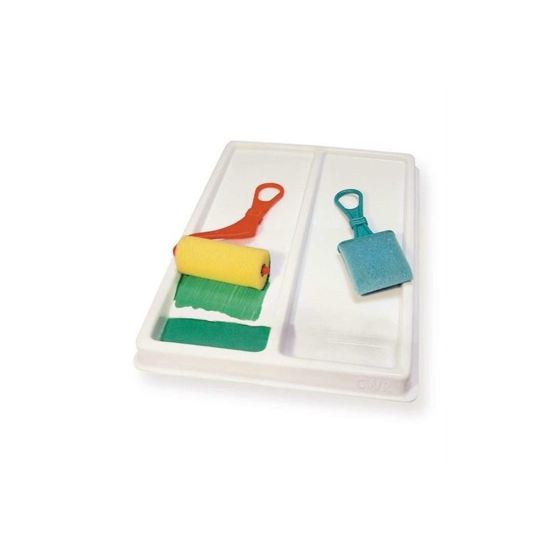 BACINELLA PER RULLI 2 SCOMPARTI CM. 22X32