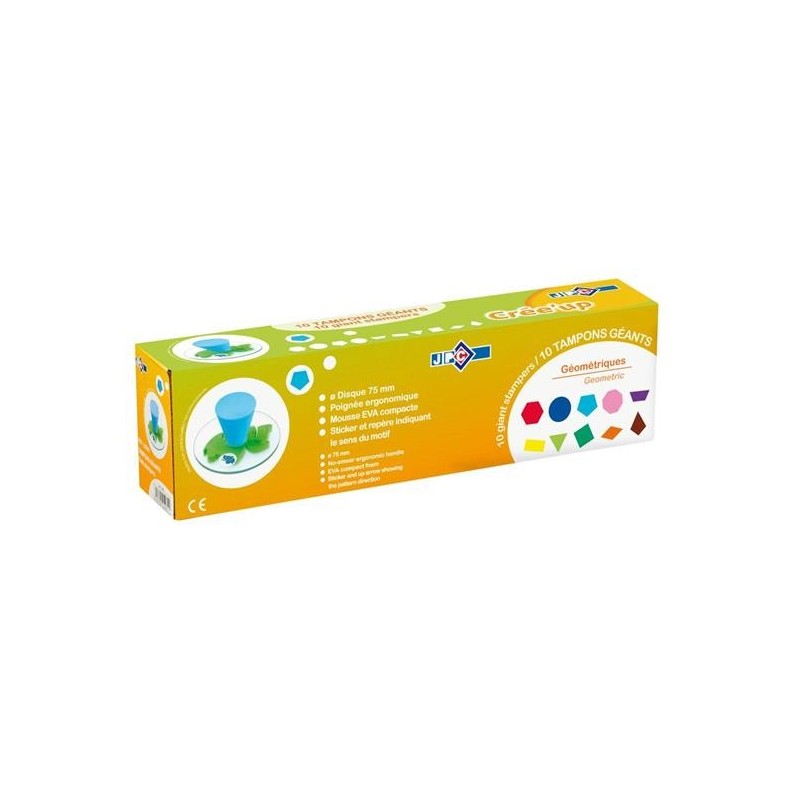 TIMBRI GIGANTI PZ.10 FORME GEOMETRICHE