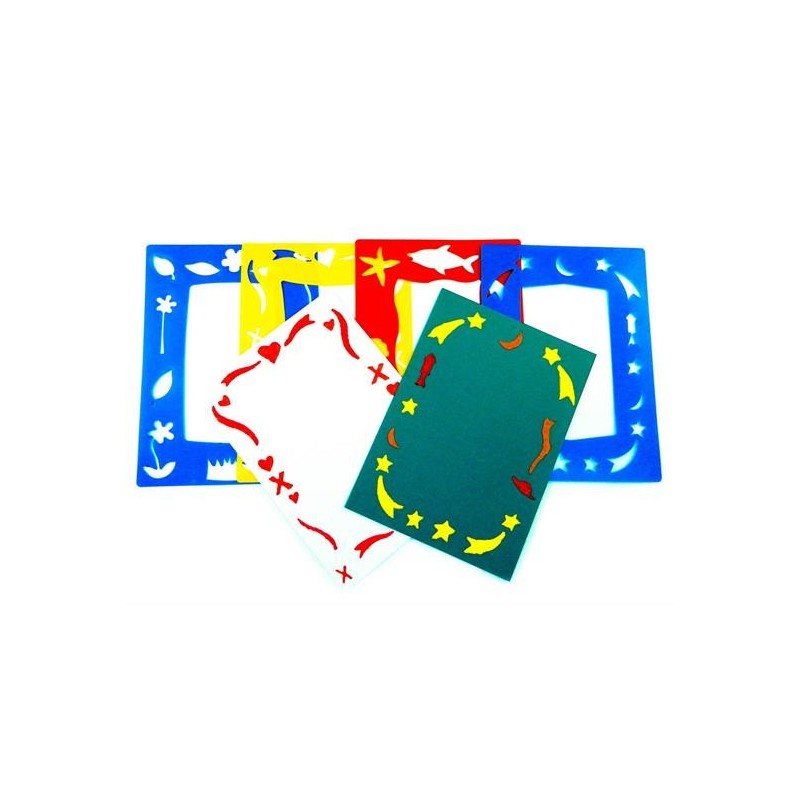 STENCIL CORNICI PZ. 4