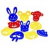 STENCIL SAGOME GRANDI MASCHERE ANIMALI PZ. 10