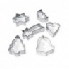 FORMINE PER MODELLARE IN METALLO NATALE 1 PZ. 6