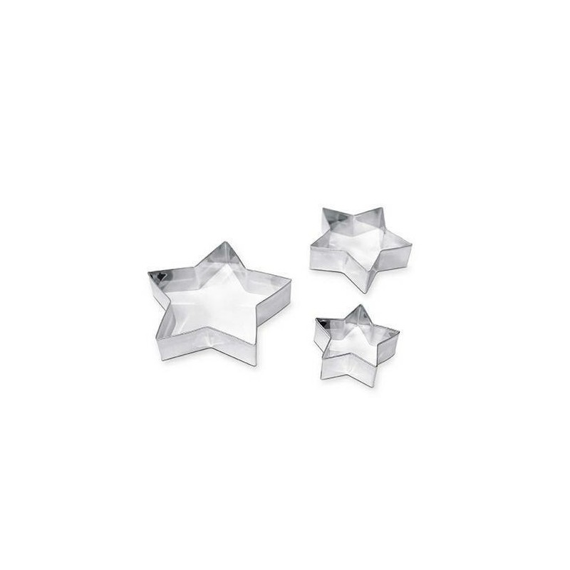 FORMINE PER MODELLARE IN METALLO STELLE PZ. 3