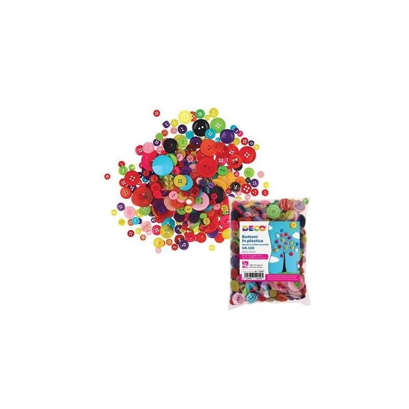 BOTTONI DA INFILARE COLORE NATURALE PZ.30