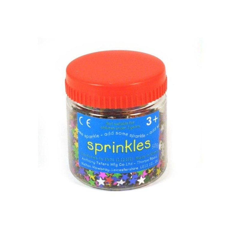 PAILLETTES COLORATE STELLINE METALLIZZATE PZ. 500