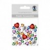 STRASS IN RESINA CUORICINI PZ. 120