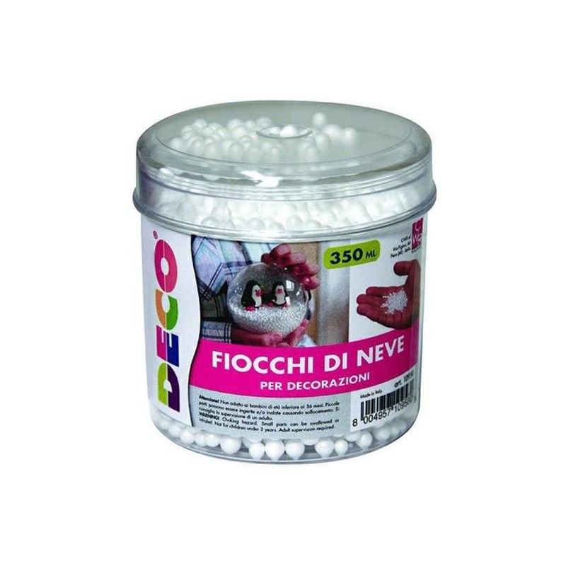 NEVE IN POLISTIROLO BARATTOLO ML. 350