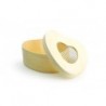 LEGNO DA DECORARE  SCATOLA CUORE CM. 12,5X12,5X5,5