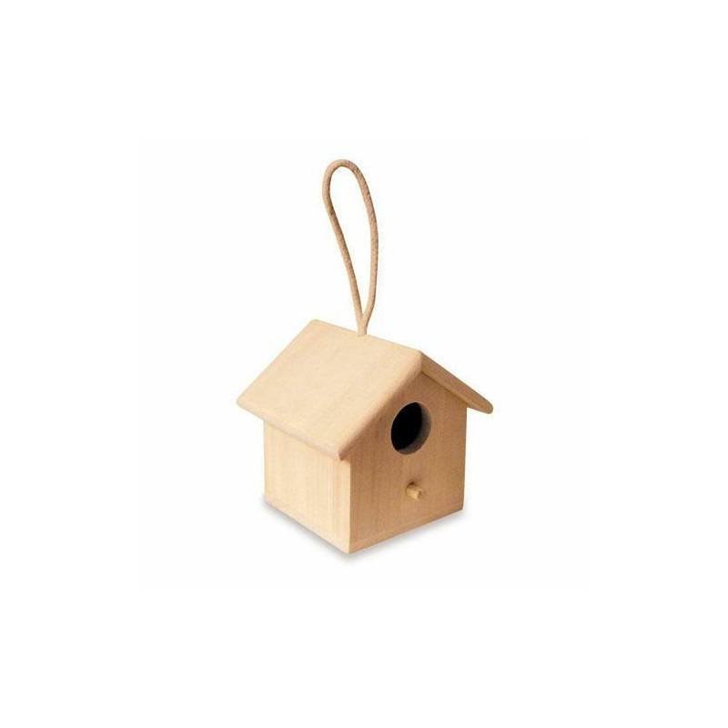 LEGNO DA DECORARE VOLIERA CON CORDA