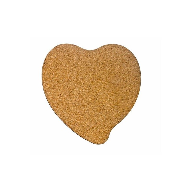 SUGHERO DA DECORARE CUORE Ø CM. 18 PZ.5