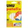 COLLA GOMMA ADESIVA UHU PATAFIX GR.50 BIANCA