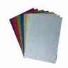 GOMMA CREPP GLITTER ADESIVA  21X29,7 FG.10 COL. ASS.