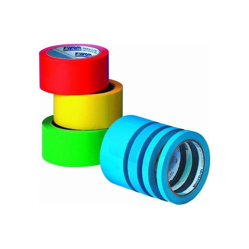 NASTRO ADESIVO COL. MM. 9X66 MT. AZZURRO