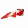NASTRO SEGNALETICO BIANCO/ROSSO CM.7X200MT