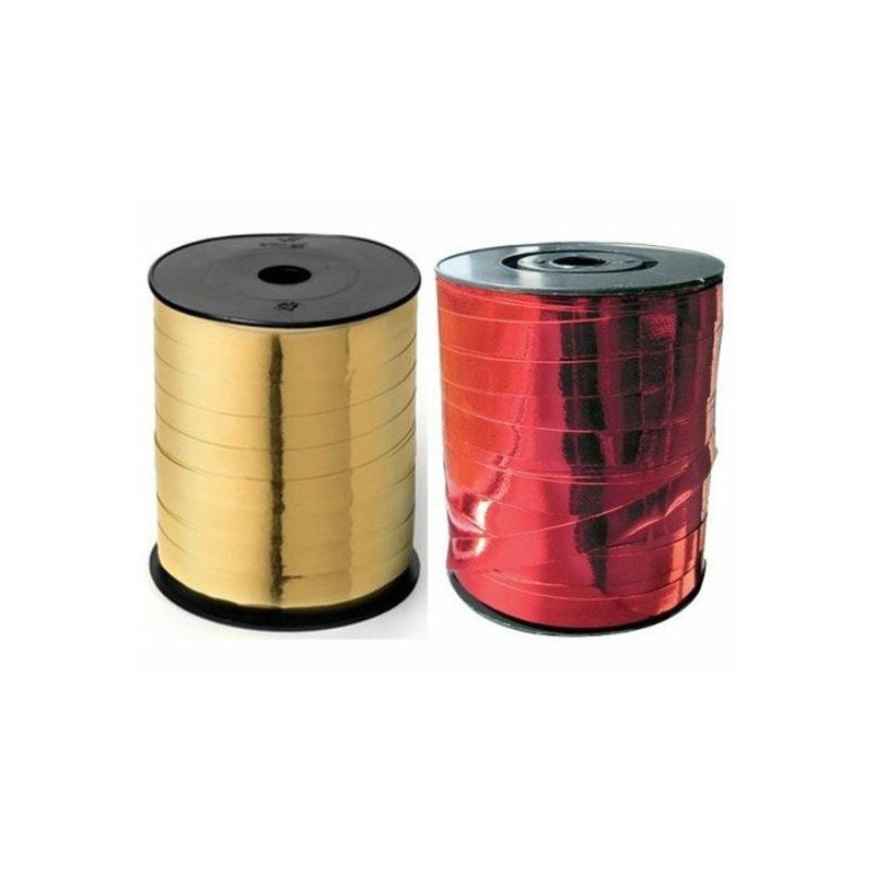 NASTRO REGALO METALL. CM.1X250MT VERDE