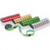 NASTRO REGALO METALL. CM.3X100MT VERDE