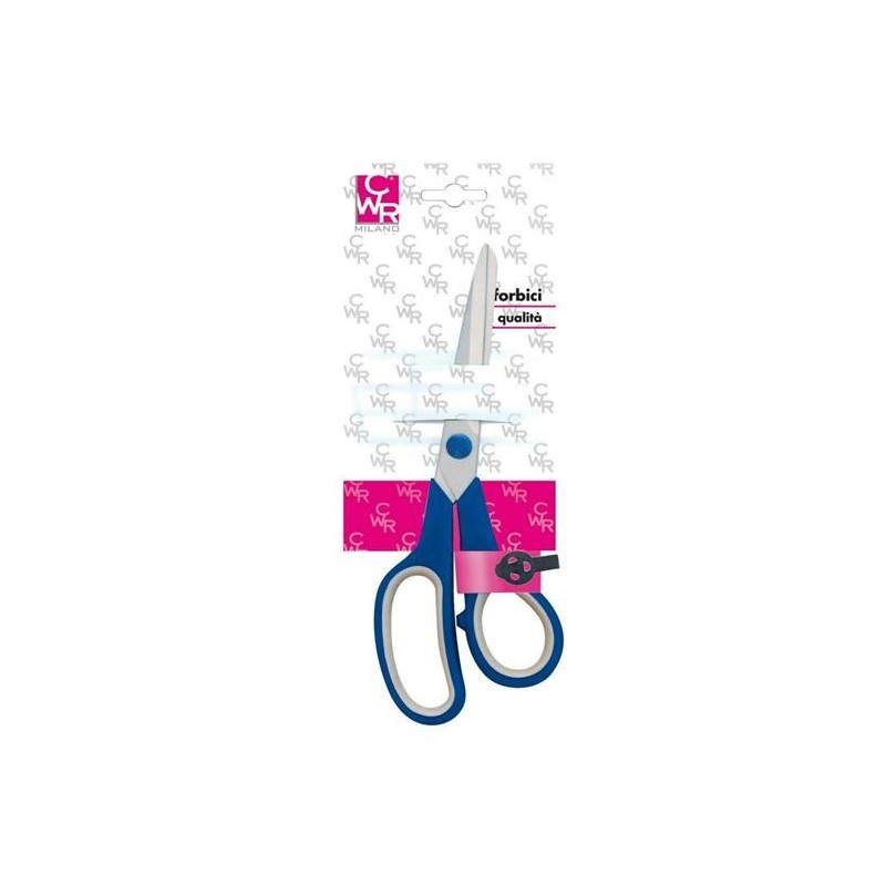 FORBICI CM. 19,5 IMP. ANAT. IN GOMMA SOFT LAME ACCIAIO