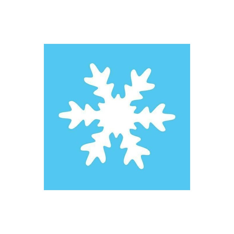 FUSTELLA MM. 16 SAGOMA FIOCCO DI NEVE