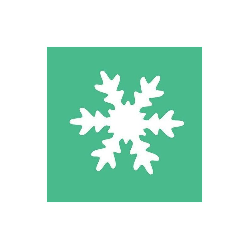 FUSTELLA MM. 25 SAGOMA FIOCCO DI NEVE