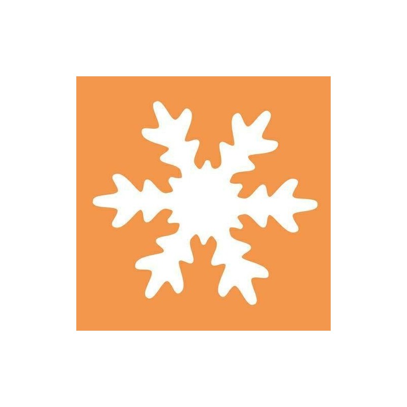 FUSTELLA MM.50 SAGOMA FIOCCO DI NEVE