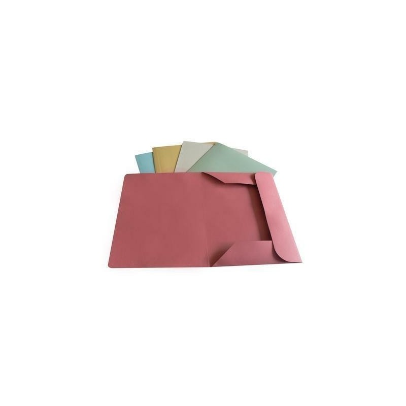 CARTELLINA MANILLA 3 LEMBI PZ.50 25X35 ROSSO