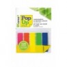 SEGNAPAGINA PLASTICO ADESIVO FG. 125 5 COL. ASS. 12X45