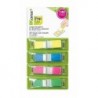 SEGNAPAGINA PLASTICO ADESIVO FG. 140 4 COL. ASS. 12X45