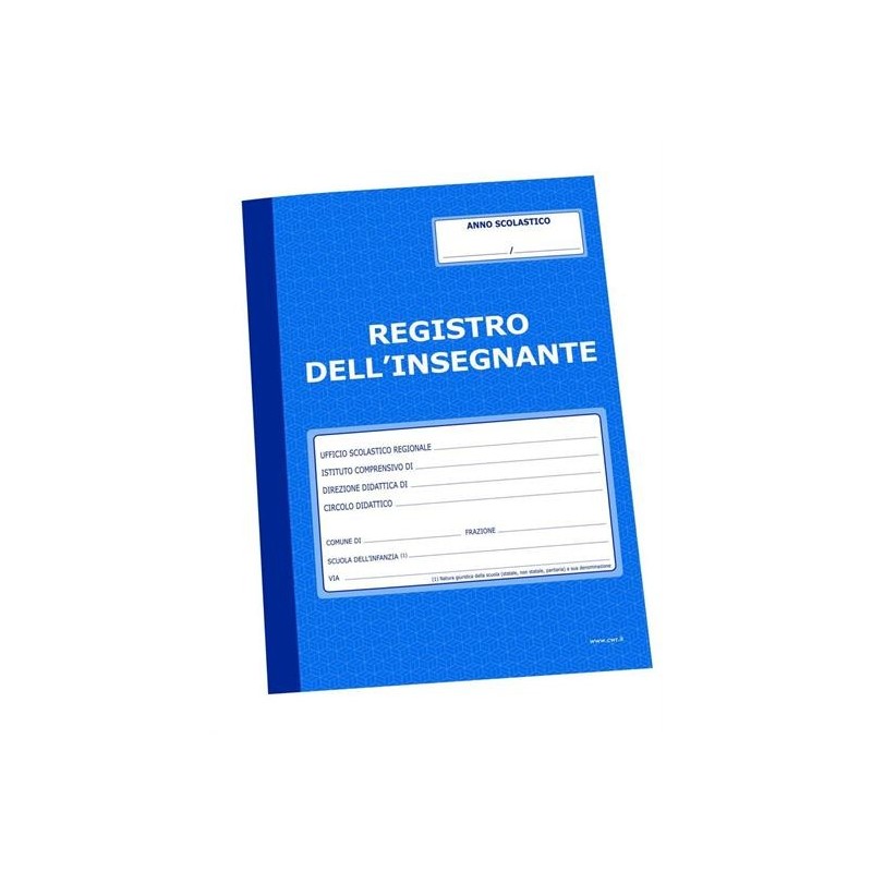REGISTRO DELL'INSEGNANTE BLU
