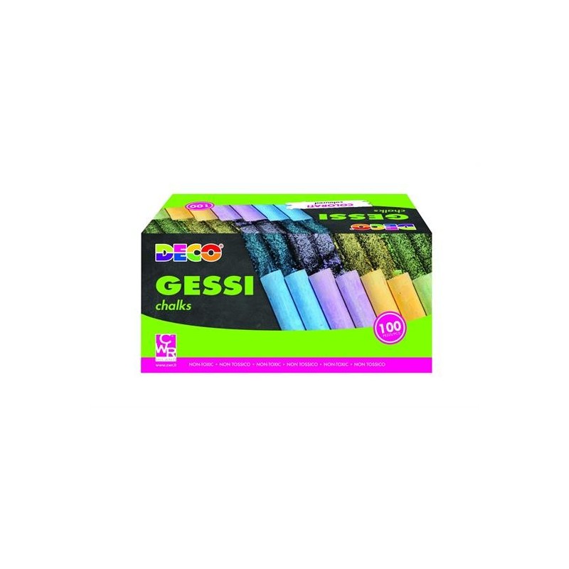 GESSI COLORATI TONDI PZ.100