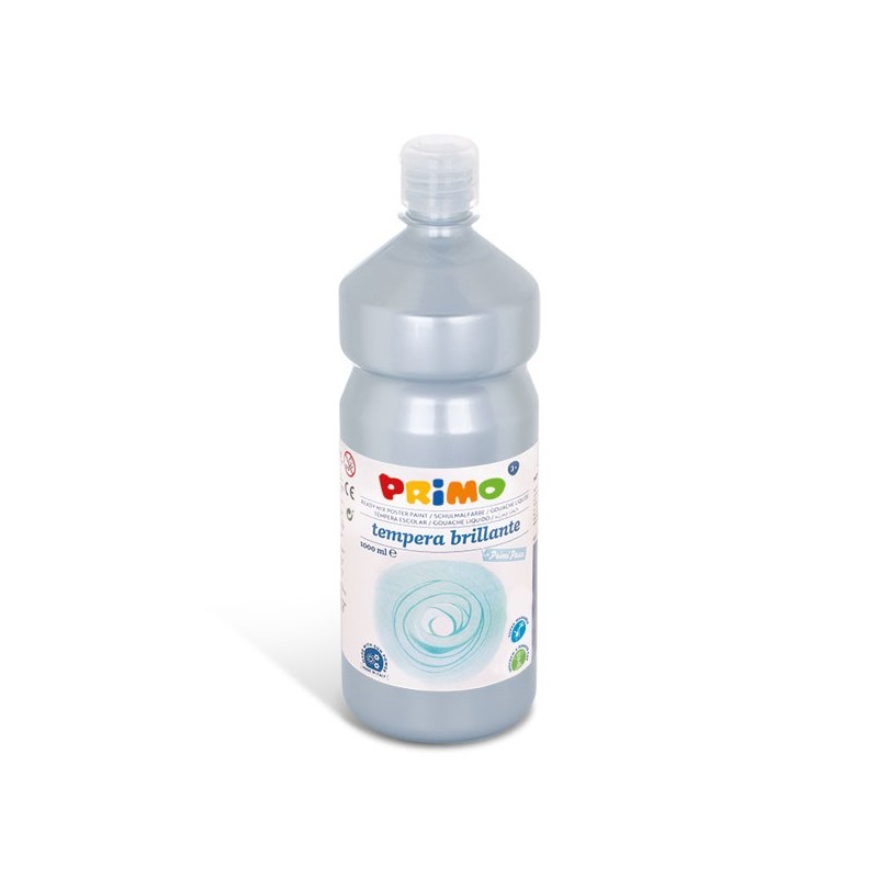 TEMPERA BRILLANTE PRIMO 1L - ARGENTO