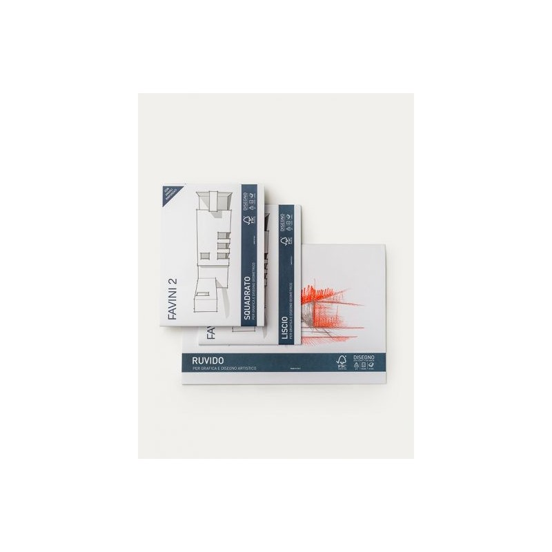 BLOCCO DISEGNO FAVINI F2 24x33 110 Gr 20 FF RUVIDO
