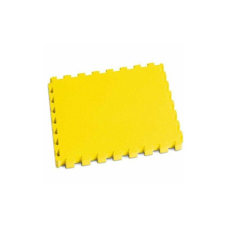 TAPPETO A INCASTRO EVA CM.100X100X1 GIALLO
