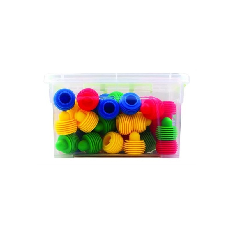 I FUNGHI COLORATI - BAULETTO 60 PEZZI