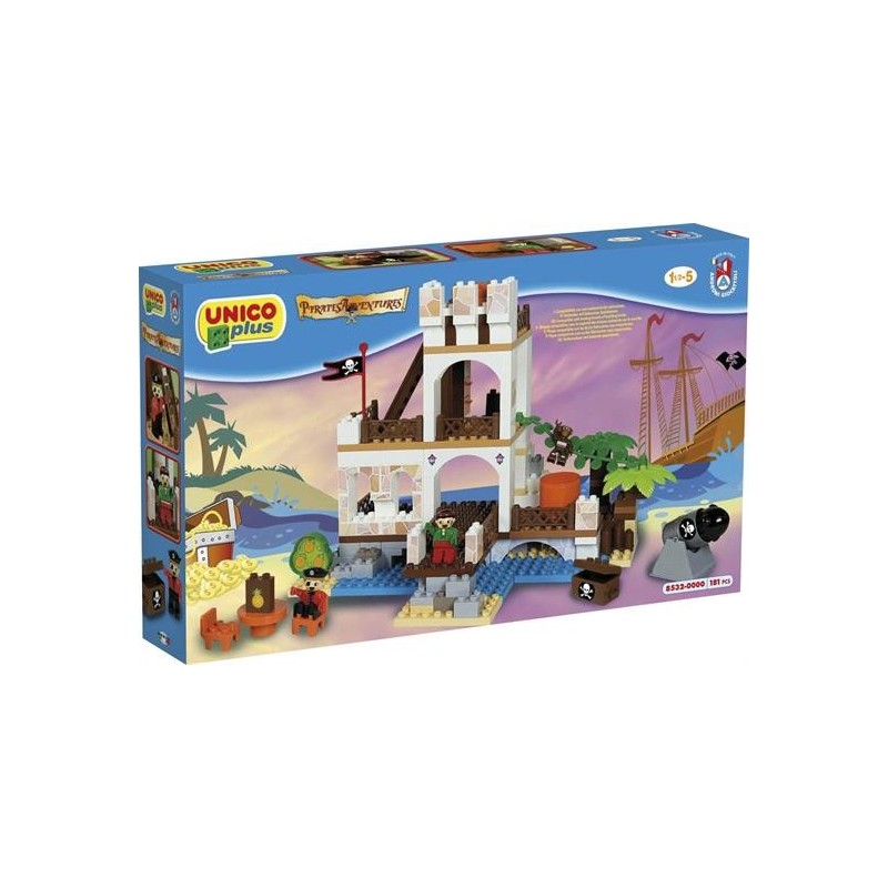 FORTEZZA DEI PIRATI 178 PZ.  + 3 PERSONAGGI