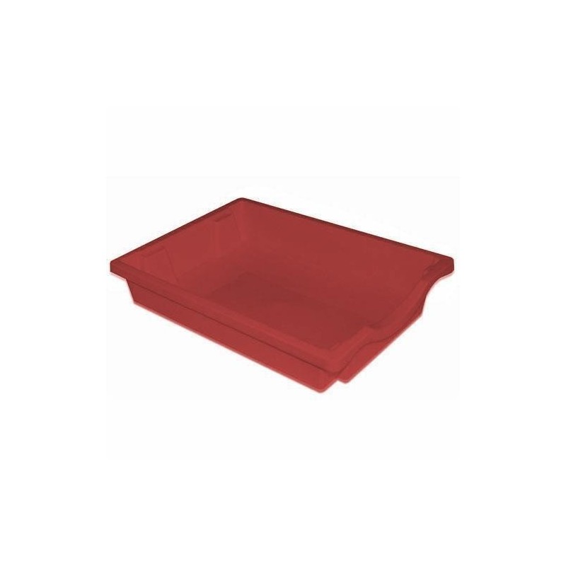 CONTENITORE BASSO CM.43X31,5X7,5H - ROSSO