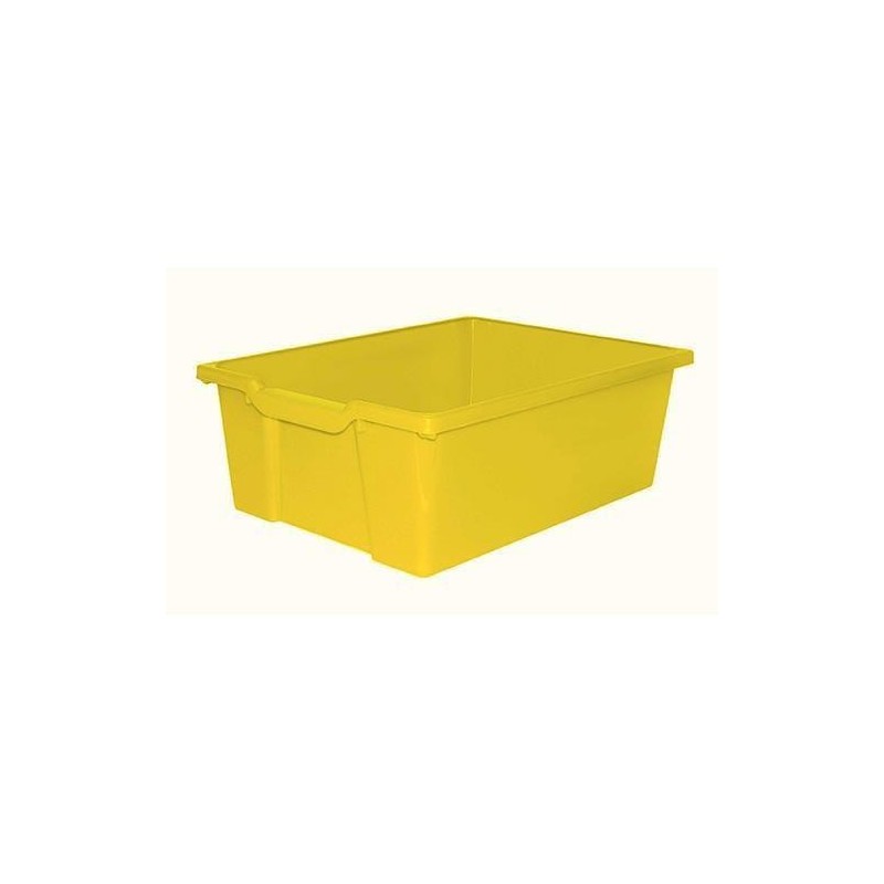 CONTENITORE ALTO CM.43X31,5X15 - GIALLO
